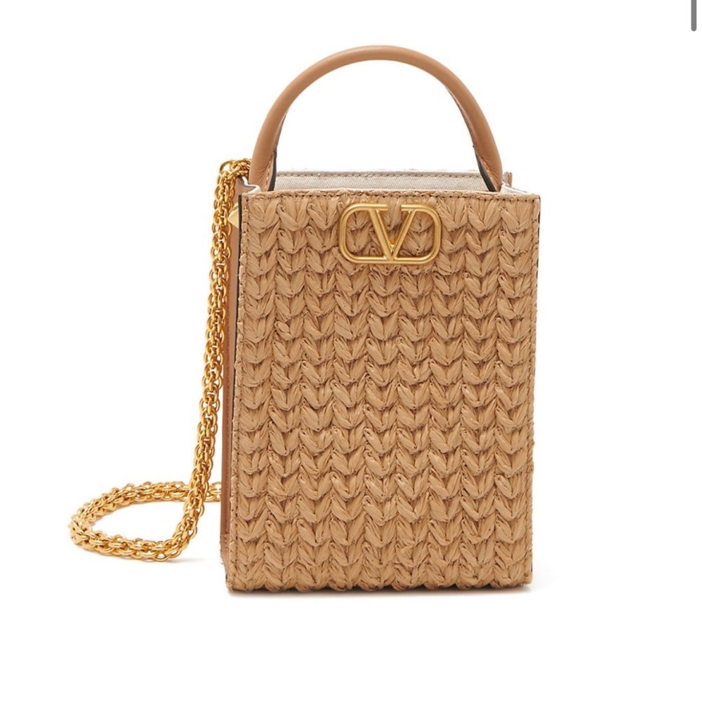 Valentino Raffia Purse